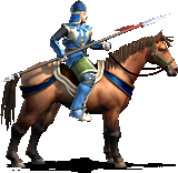 轻骑兵 · 原版兵种形象（輕騎兵 藍 E1）