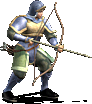长弓兵 · 原版兵种形象（長弓兵 藍 B2）