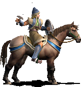 匈奴兵 · 原版兵种形象（匈奴兵 藍 J1）