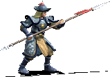 长枪兵 · 原版兵种形象（長槍兵 藍 C2）